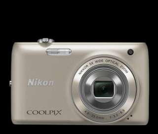 Nikon Coolpix S4100 Digital Camera Bundle (Silver) 4GB Memory Card 