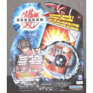  Bakugan Battle Brawlers Black Darkus Centipoid Booster 