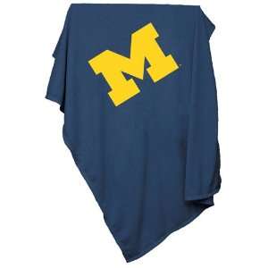     Michigan Wolverines NCAA Sweatshirt Blanket Throw 