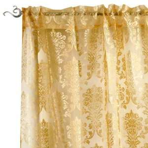  Kathy Ireland Chateau Sheer Panel Apricot Fabric By The 
