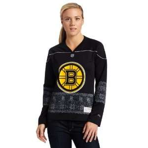 NHL Womens Boston Bruins Fair Isle Fashion Jersey (Black, Small 