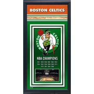  Boston Celtics Team Champions Frame