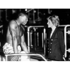  Frank Bruno Boxing Meets Diana Princess of Wales 