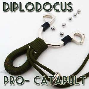 Diplodocus Slingshot Pocket Sling Pro Hunting Catapult  
