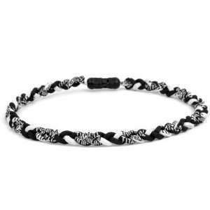  Brett Brothers Ionic Black/White Braided Necklace 