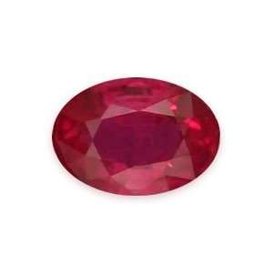  0.86cts Natural Genuine Loose Ruby Oval Gemstone 