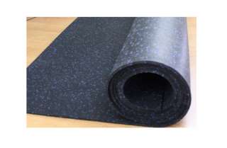 40 Sqft 1/4 Tough Rubber Rolled EPDM Gym Floor Mat Sheet 4x10 