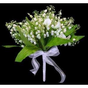  Lily of the Valley and Calla Lily Bouquet   White: Home 