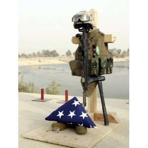  Fallen Soldiers Gear, Camp Baharia, Iraq, June 12, 2007 
