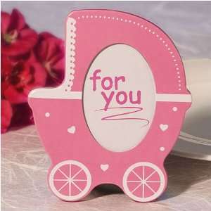  Cute Pink Baby Stroller Frame Favors: Baby