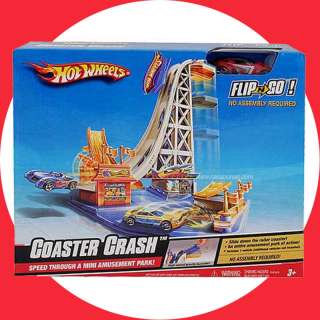 Hot Wheels Roller Coaster Crash Playset Race Track Car 027084571776 