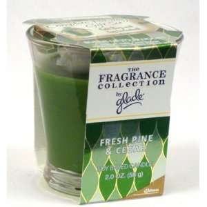 The Fragrance Collection By Glade Fresh Pine & Cedar Candle 2 Oz (Case 