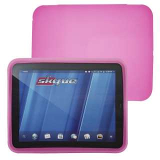 pink cute silicone grip skin case anti scratch cover guard for hp 