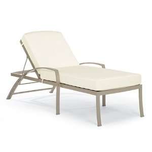  Milano Outdoor Chaise Lounge Chair with Cushions   Denim 