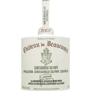  2007 Beaucastel Chateauneuf du Pape 750ml: Grocery 