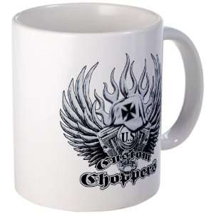   Cup) US Custom Choppers Iron Cross Hat and Engine 