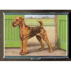   AIREDALE TERRIER DOG CUTE IMAGE CIGARETTE CASE WALLET: Everything Else