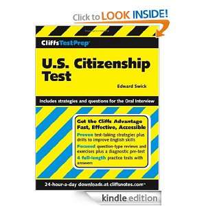 CliffsTestPrep U.S. Citizenship Test Edward Swick  Kindle 