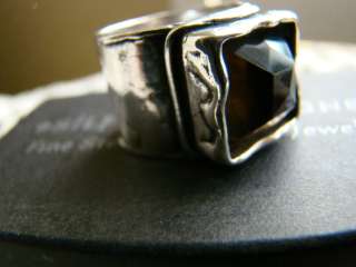 Silpada Sterling Silver Smoky Quartz Ring Size 7 R1453 Retired  
