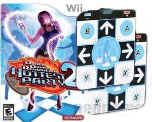 Dance Revolution Hottest Party2 Wii +2X Non Slip Pads  