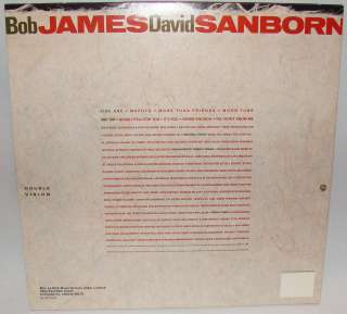 Bob JAMES David SANBORN DOUBLE VISION 12 Vinyl LP Record Album Jazz 