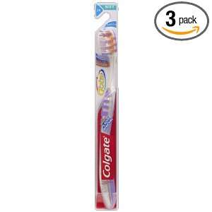 Colgate Total Adult Full Head, Soft Toothbrush, Colors Vary, (pack of 