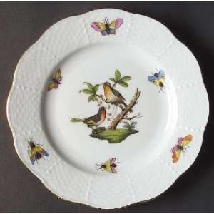 Herend Rothschild Bird (Ro) Bread & Butter Plate, Fine China 