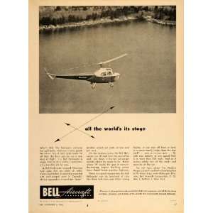   Ad Bell Aircraft Helicopter Commercial Choppers   Original Print Ad