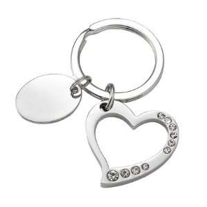  Engravable Heart Keychain   Personalized Present for Girls 