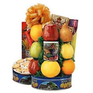 Fruit & Cookie Deluxe Gift Basket  Grocery & Gourmet Food
