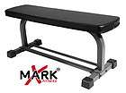 XMark Flat Weight Bench with Dumbbell Rack XM 4414