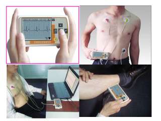 Portable Handheld ECG EKG MD100A1  E Extra Clip Sensor  