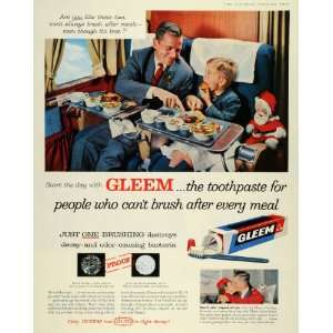  1957 Ad Procter & Gamble Gleem Toothpaste Dental Care 