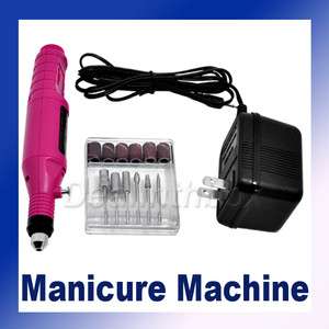 Electric Nail Art Drill File Manicure Machine Tool Kit  
