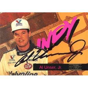  Al Unser, Jr. Autographed/Hand Signed 1993 Hi Tech Indy 