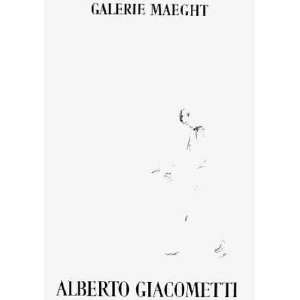  Galerie Maeght, 1957 by Alberto Giacometti, 20x28