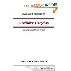 Affaire Dreyfus (French Edition) Madeleine Rebérioux  