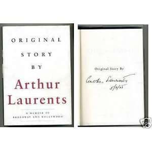  Arthur Laurents Original Story Signed Autograph Book 