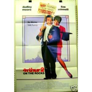  Movie Poster Arthur 2 On The Rock Dudley Moore Liz 