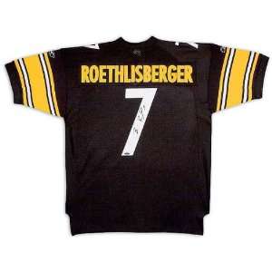 Ben Roethlisberger Pittsburgh Steelers Autographed Home Black Jersey