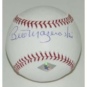 Bill Mazeroski Pittsburgh Pirates Autographed MLB Baseball