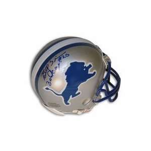 Billy Sims Autographed Detroit Lions Mini Football Helmet Inscribed 