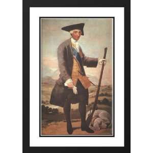   de 28x40 Framed and Double Matted Charles III