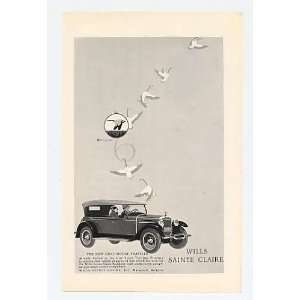  1926 Wills Sainte Claire Gray Goose Traveler Print Ad 