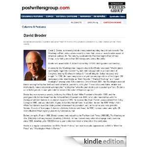 David Broder [Kindle Edition]
