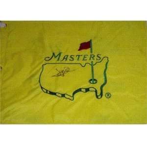  David Duval Autographed Undated Masters Golf Pin Flag 