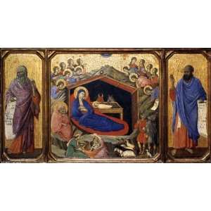 FRAMED oil paintings   Duccio di Buoninsegna   24 x 14 inches   La 
