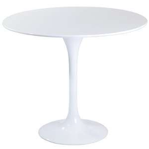  24 Eero Saarinen Tulip Side Table in White