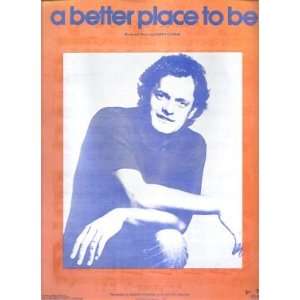    Sheet Music A Better Place To Be Harry Chapin 200 