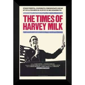  Times of Harvey Milk 27x40 FRAMED Movie Poster   A 1984 